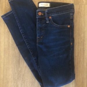 Madewell 9” high rise skinny
